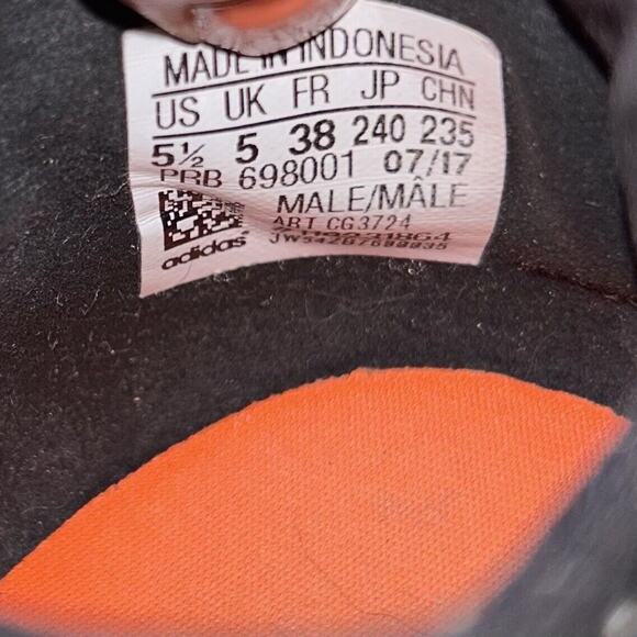 Adidas X Tango 17.3 CG3718 Black Orange Soccer Cleats Shoes Youth US Size 5.5 - Picture 9 of 11